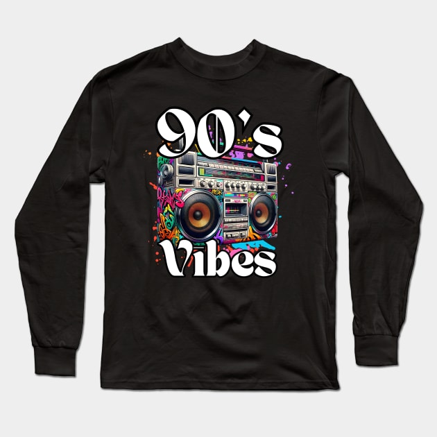 90s vibes Long Sleeve T-Shirt by FnF.Soldier 